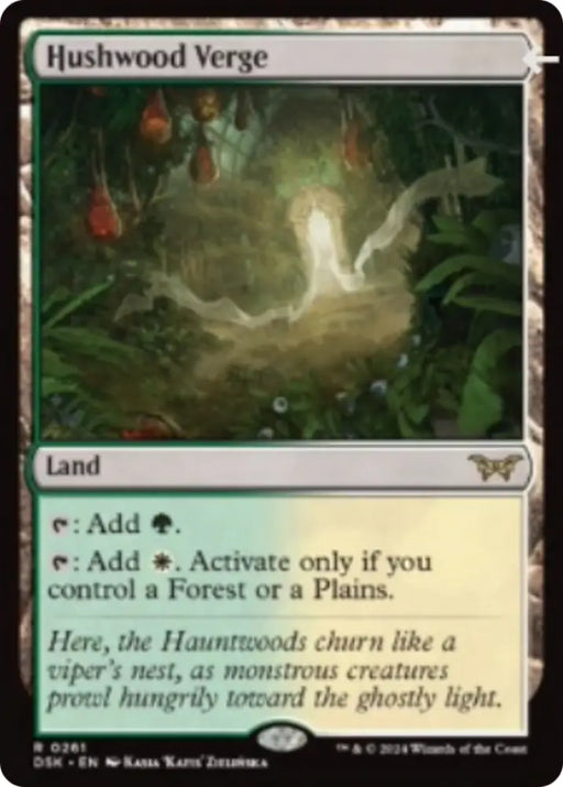 Hushwood Verge [Duskmourn: House of Horror] - MTG Single