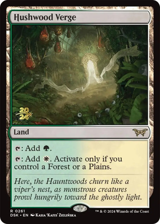 Hushwood Verge [Duskmourn: House of Horror Prerelease Promos] - MTG Single
