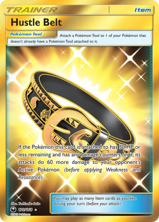 Hustle Belt (179/168) [Sun & Moon: Celestial Storm] - Pokemon Single