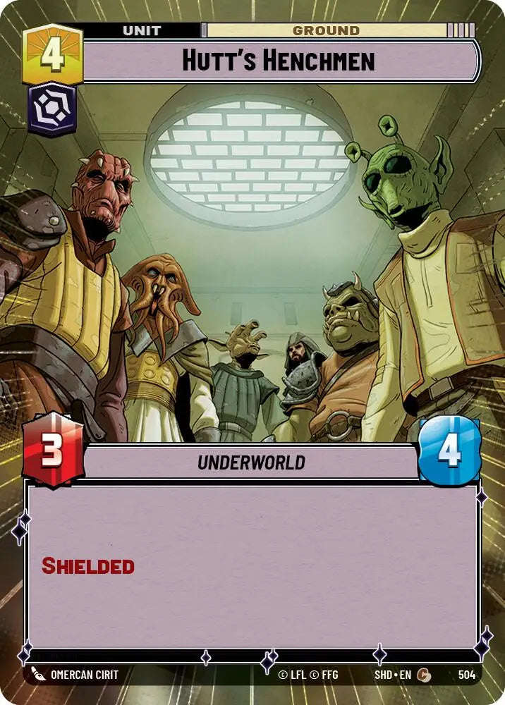 Hutt’s Henchmen (Hyperspace) (504) [Shadows of the Galaxy] - Star Wars: Unlimited Single