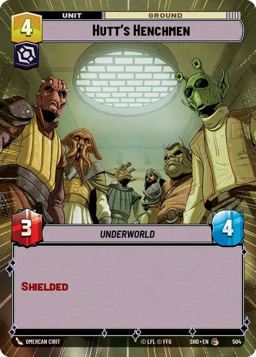 Hutt’s Henchmen (Hyperspace) (504) [Shadows of the Galaxy] - Star Wars: Unlimited Single