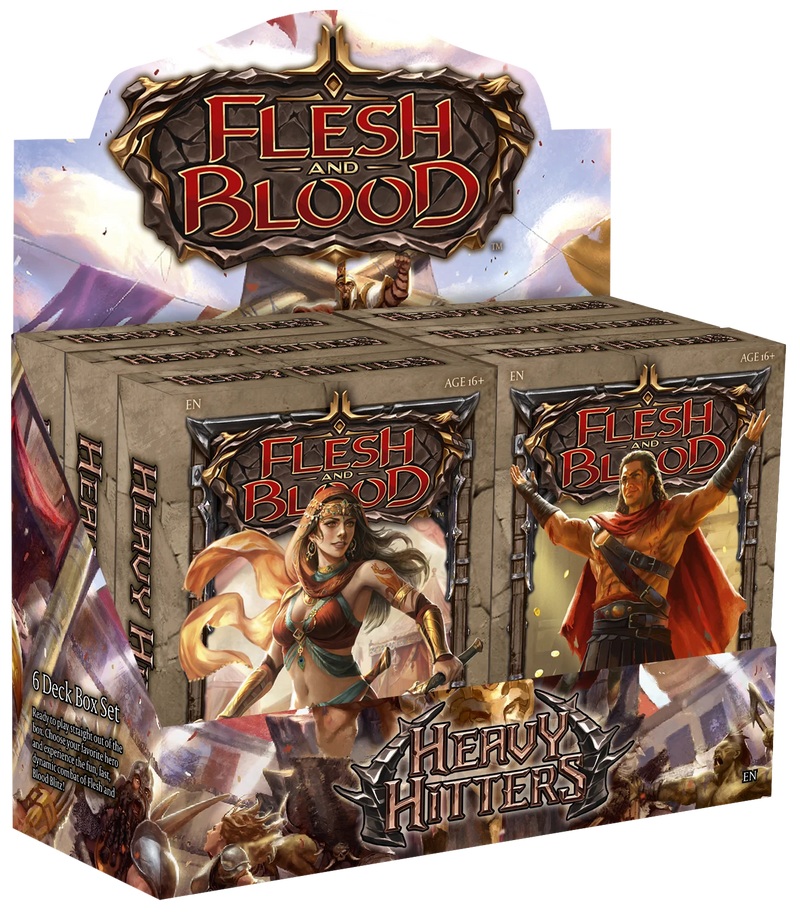 Flesh And Blood: Heavy Hitters Blitz Deck Set of 6 (1 of Each Hero)