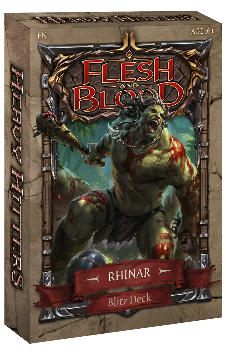 Flesh And Blood: Heavy Hitters Blitz Deck Hero Rhinar