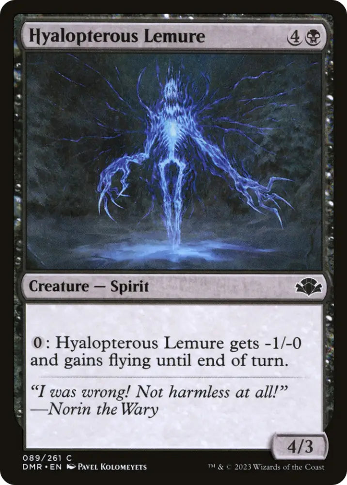 Hyalopterous Lemure [Dominaria Remastered] - MTG Single
