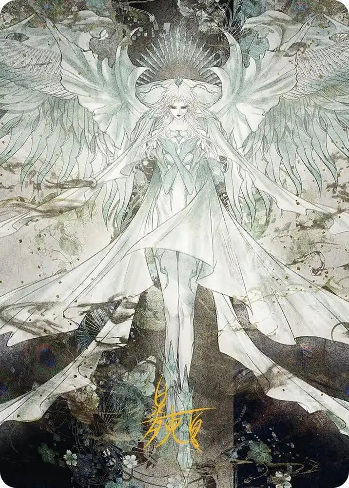 Hydaelyn, the Mothercrystal Art Card (Gold-Stamped Signature) (34) [Final Fantasy Art Series]