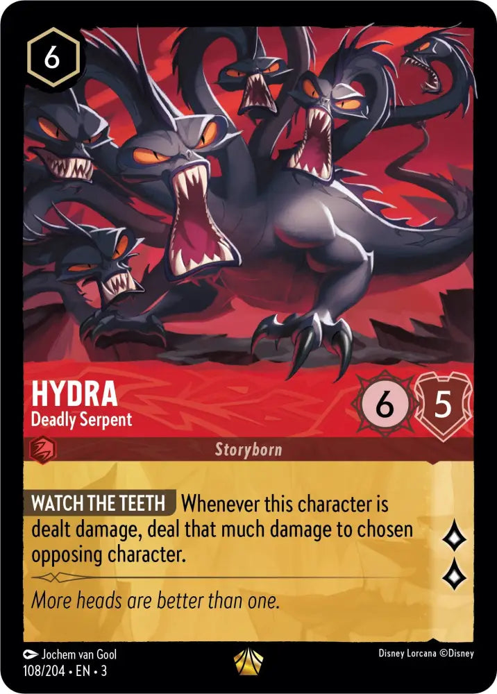 Hydra - Deadly Serpent (108/204) [Into the Inklands] - Lorcana Single