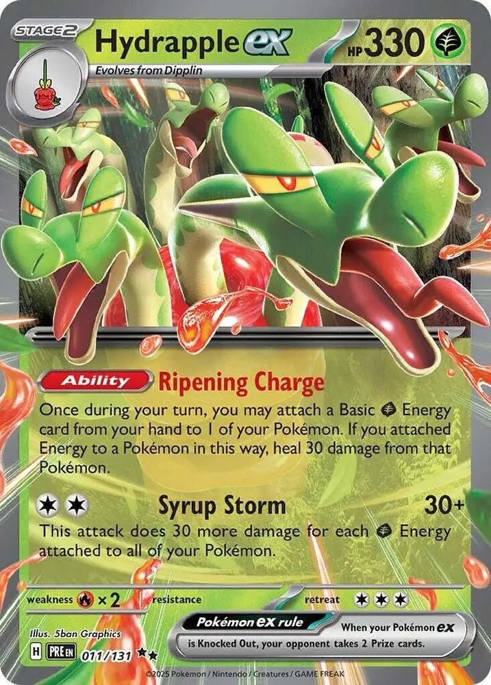 Hydrapple ex (011/131) [Scarlet & Violet: Prismatic Evolutions] - Pokemon Single