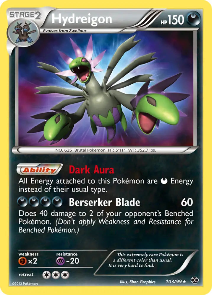 Hydreigon (103/99) [Black & White: Next Destinies] - Pokemon Single