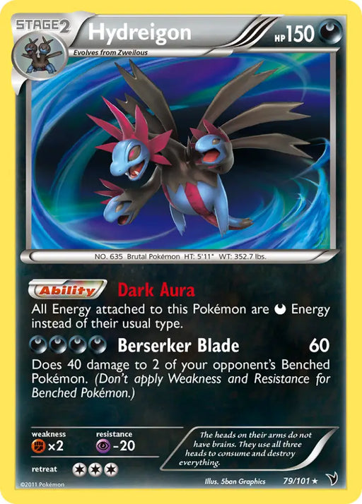 Hydreigon (79/101) [Black & White: Noble Victories] - Pokemon Single