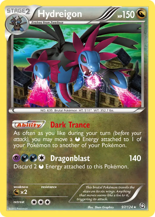 Hydreigon (97/124) [Black & White: Dragons Exalted] - Pokemon Single