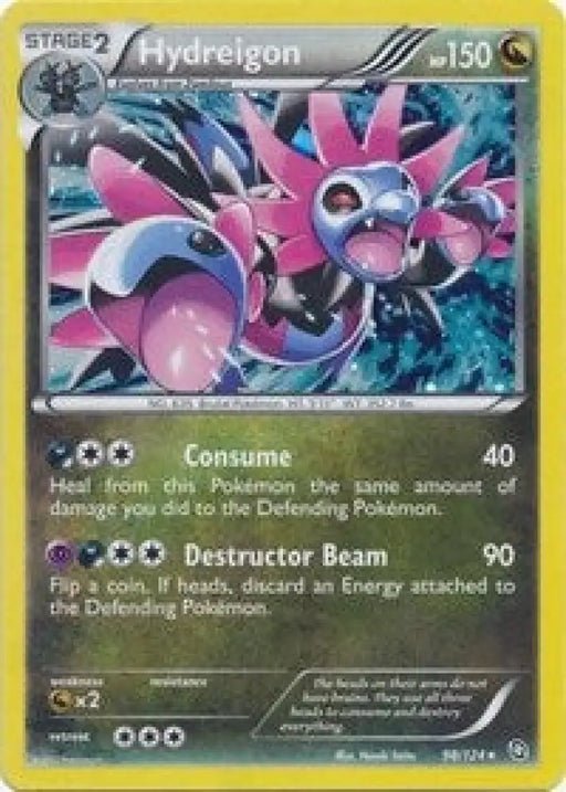 Hydreigon (98/124) (Cosmos Holo) (Blister Exclusive) [Black & White: Dragons Exalted] - Pokemon Single