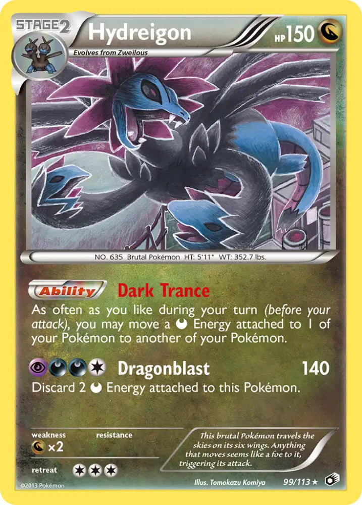 Hydreigon (99/113) [Black & White: Legendary Treasures] - Pokemon Single