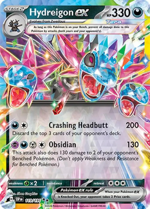 Hydreigon ex (119/191) [Scarlet & Violet: Surging Sparks] - Pokemon Single