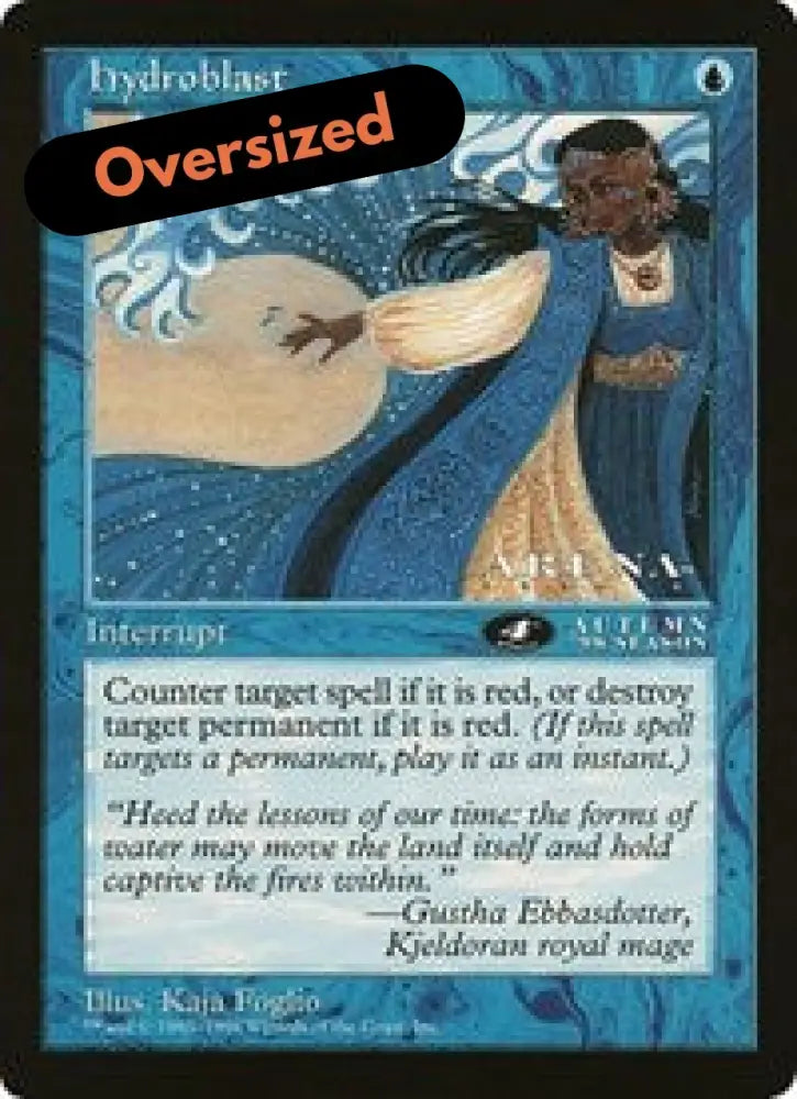 Hydroblast (4th Place) (Oversized) [Oversize Cards] - MTG Single