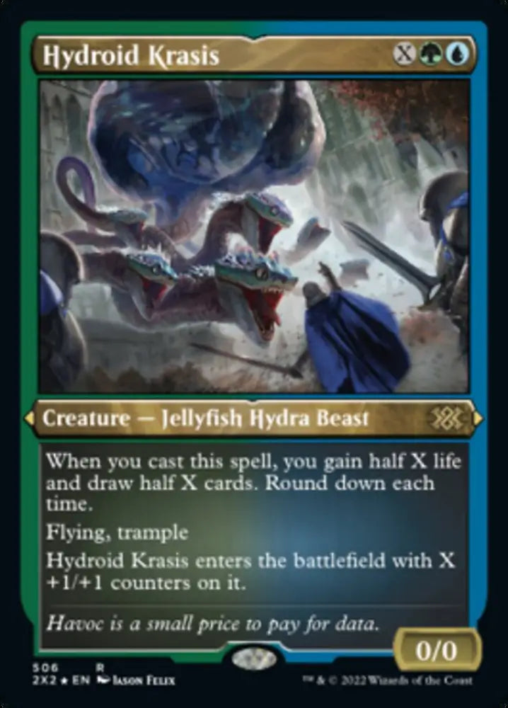 Hydroid Krasis (Foil Etched) [Double Masters 2022] - MTG Single