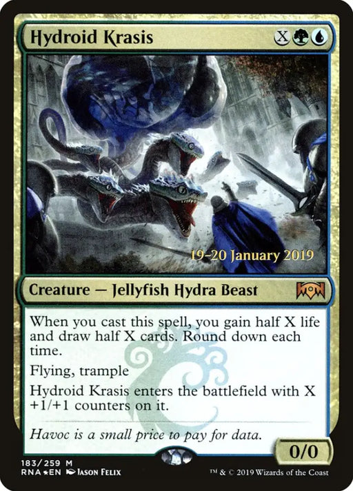 Hydroid Krasis [Ravnica Allegiance Prerelease Promos] - MTG Single