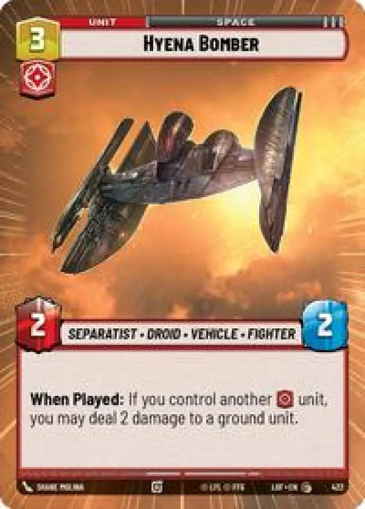 Hyena Bomber (Hyperspace) (422) [Legends of the Force]