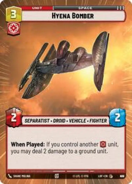 Hyena Bomber (Hyperspace Foil) (898) [Legends of the Force]