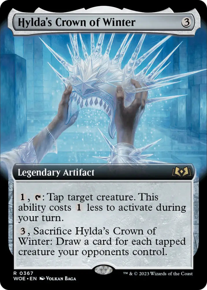 Hylda’s Crown of Winter (Extended Art) [Wilds of Eldraine] - MTG Single