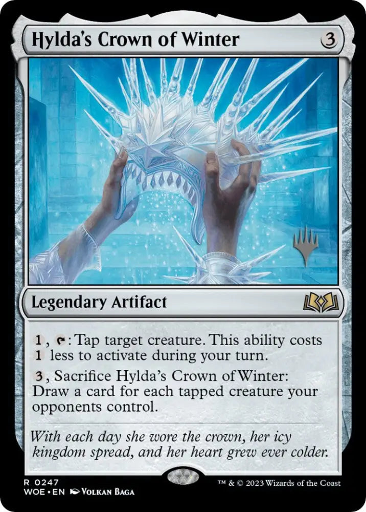 Hylda’s Crown of Winter (Promo Pack) [Wilds of Eldraine Promos] - MTG Single