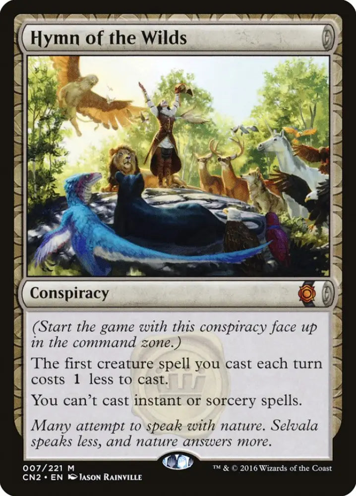 Hymn of the Wilds [Conspiracy: Take the Crown] - MTG Single