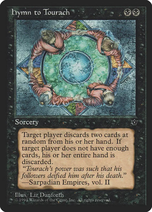 Hymn to Tourach (Liz Danforth) [Fallen Empires] - MTG Single