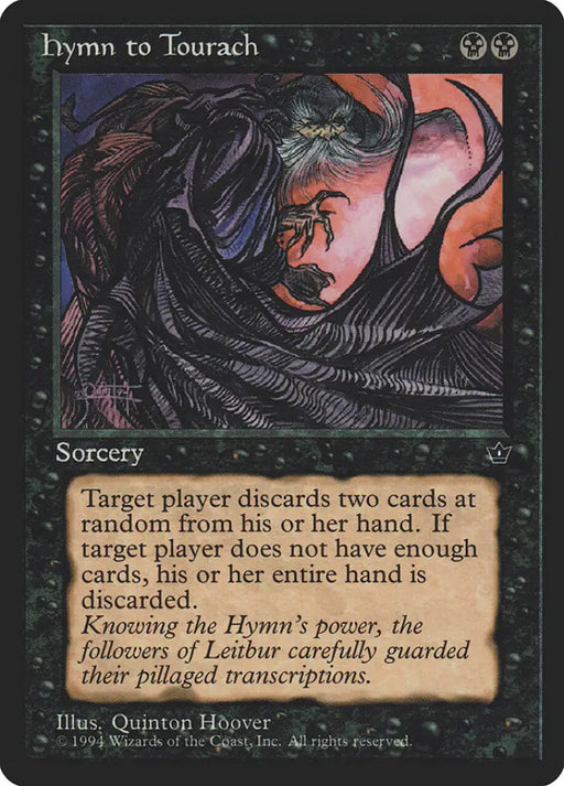 Hymn to Tourach (Quinton Hoover) [Fallen Empires] - MTG Single