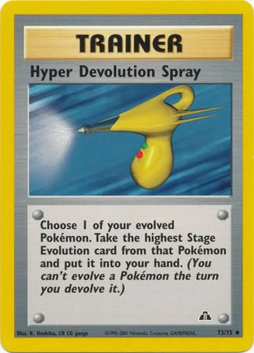 Hyper Devolution Spray (73/75) [Neo Discovery Unlimited] - Pokemon Single