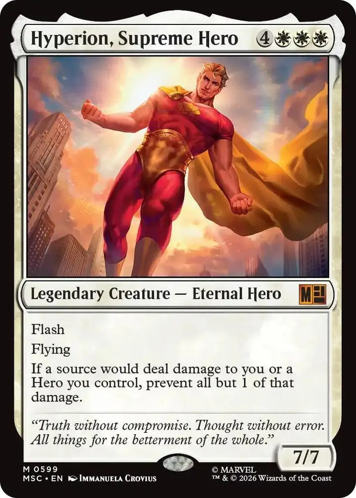 Hyperion, Supreme Hero (599) [Marvel Super Heroes Commander]