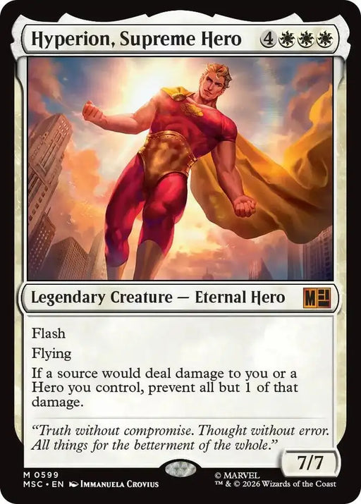 Hyperion, Supreme Hero (599) [Marvel Super Heroes Commander]