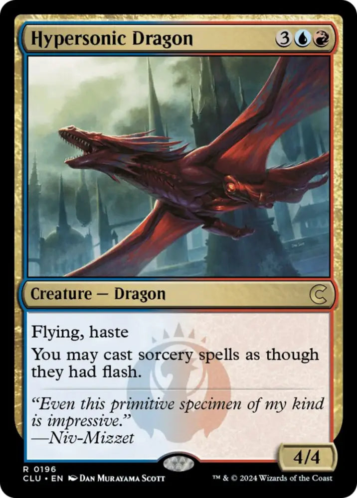 Hypersonic Dragon [Ravnica: Clue Edition] - MTG Single
