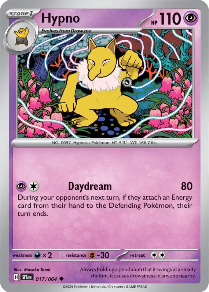 Hypno (017/064) [Scarlet & Violet: Shrouded Fable] - Pokemon Single