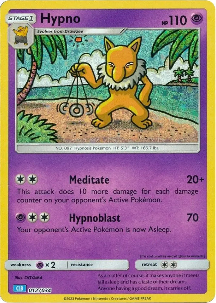 Hypno [Trading Card Game Classic] - Pokemon Single