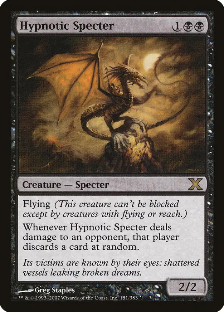 Hypnotic Specter [Tenth Edition] - MTG Single