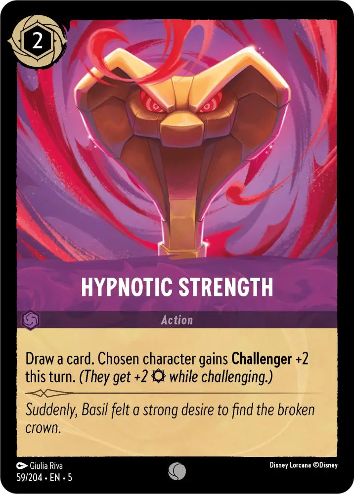Hypnotic Strength (59/204) [Shimmering Skies] - Lorcana Single