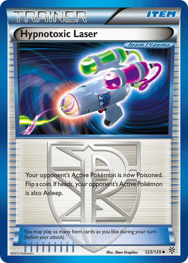 Hypnotoxic Laser (123/135) [Black & White: Plasma Storm] - Pokemon Single