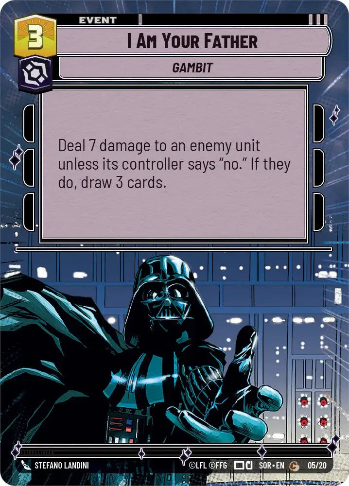 I Am Your Father (Hyperspace) (5/20) [Spark of Rebellion: Weekly Play] - Star Wars: Unlimited Single