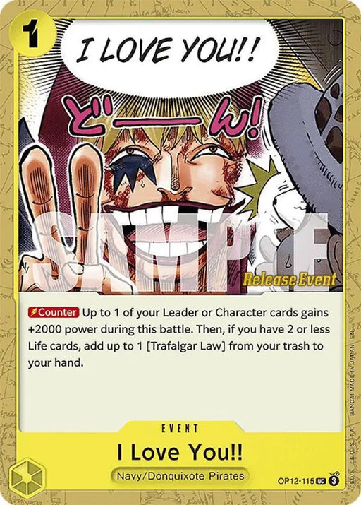 I Love You!! (OP12-115) [Legacy of the Master Release Event Cards]