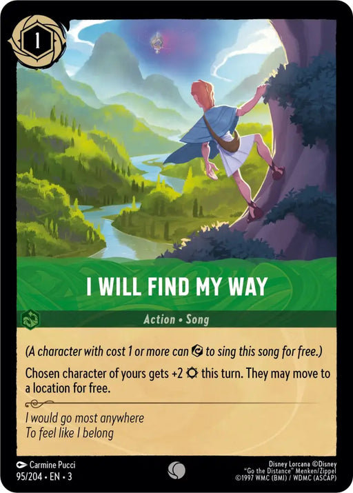 I Will Find My Way (95/204) [Into the Inklands] - Lorcana Single