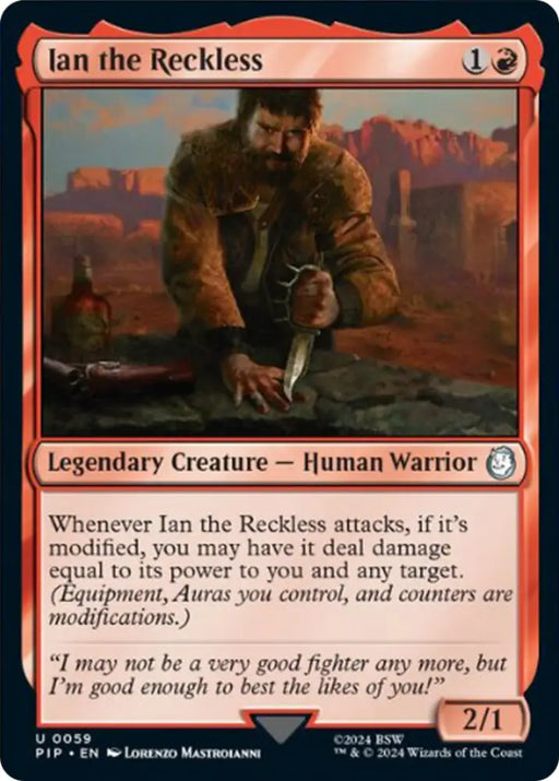 Ian the Reckless [Fallout] - MTG Single