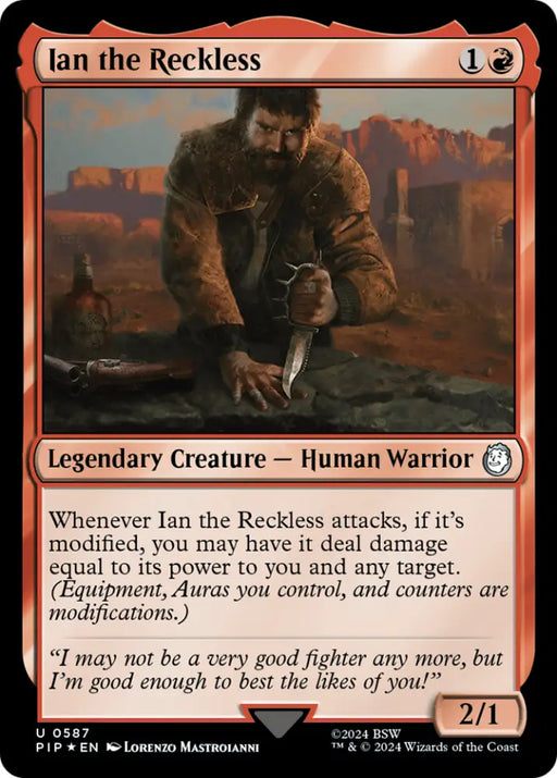 Ian the Reckless (Surge Foil) [Fallout] - MTG Single