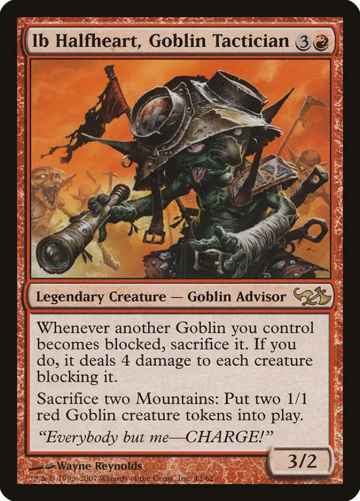 Ib Halfheart Goblin Tactician [Duel Decks: Elves vs. Goblins] - MTG Single