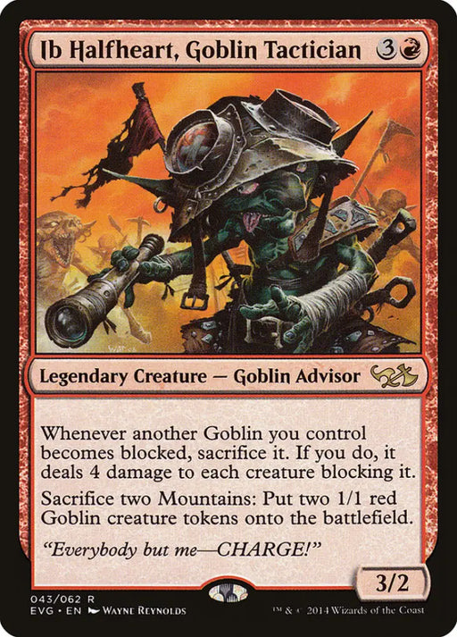Ib Halfheart Goblin Tactician (Elves vs. Goblins) [Duel Decks Anthology] - MTG Single