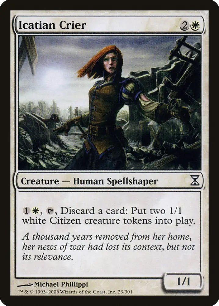 Icatian Crier [Time Spiral] - MTG Single