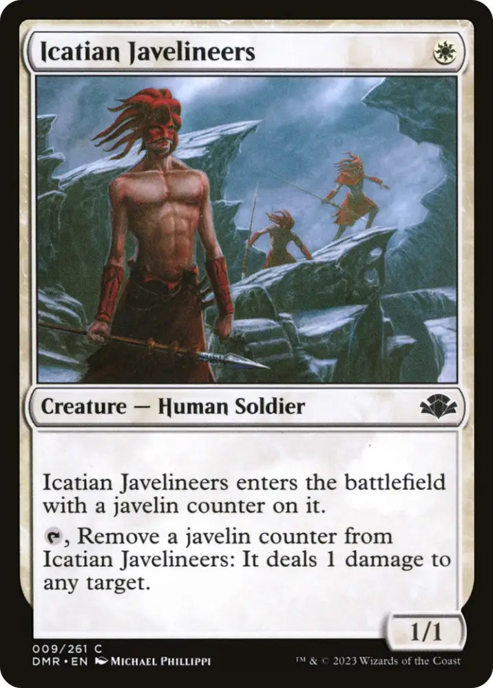 Icatian Javelineers [Dominaria Remastered] - MTG Single