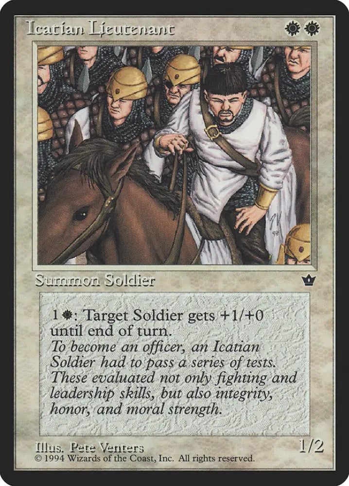 Icatian Lieutenant [Fallen Empires] - MTG Single
