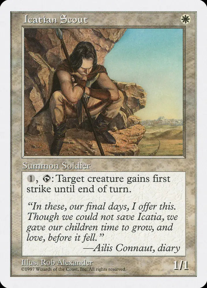 Icatian Scout [Fifth Edition] - MTG Single