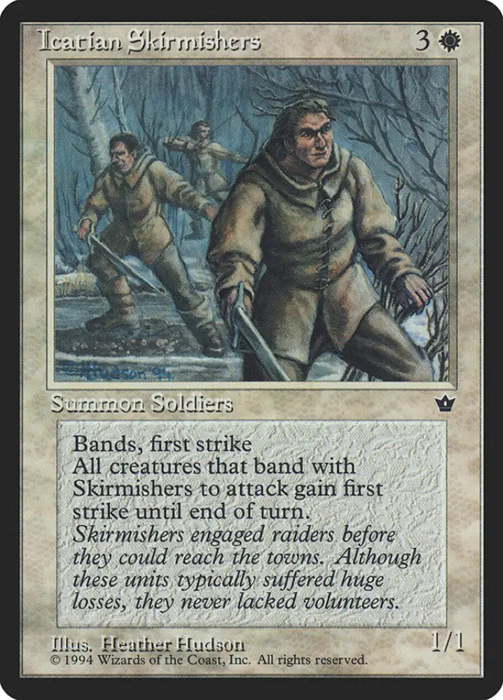 Icatian Skirmishers [Fallen Empires] - MTG Single