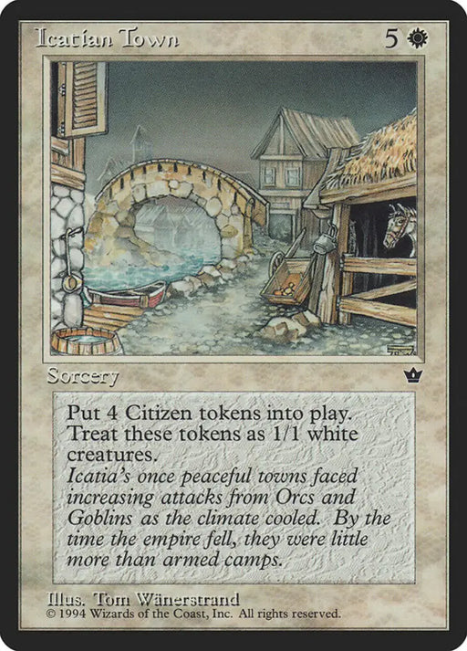 Icatian Town [Fallen Empires] - MTG Single