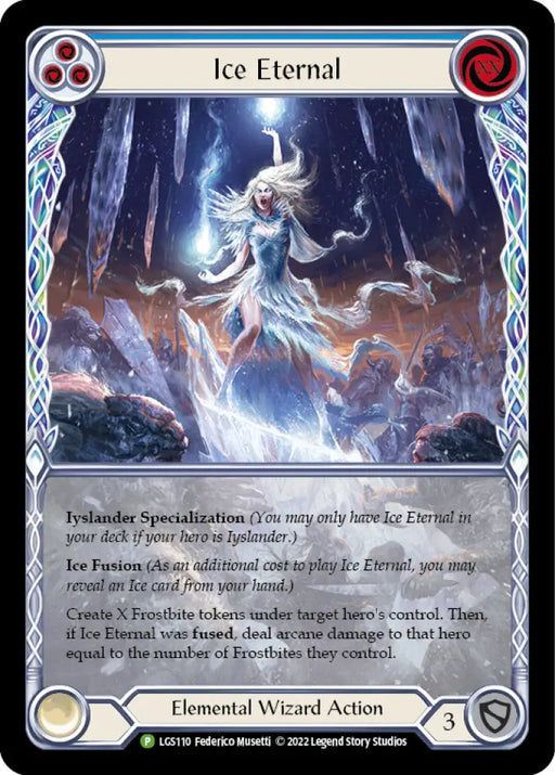 Ice Eternal [LGS110] (Promo) Rainbow Foil - Flesh And Blood Single